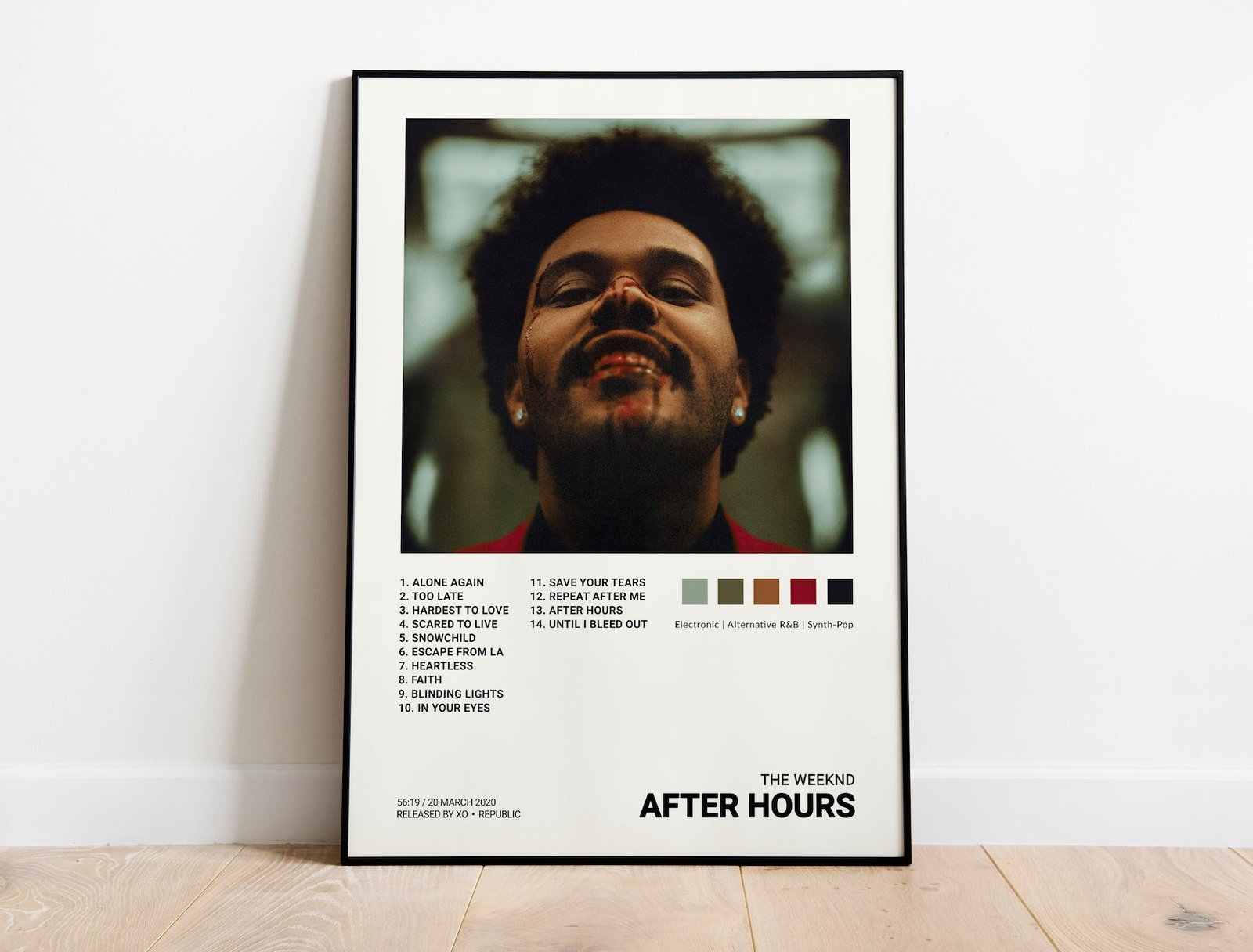 The Weeknd Signed Poster Print After factory Hours